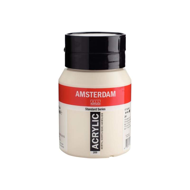 RAYART - Amsterdam Standard Series Acrylique Pot 500 ml Buff Titane Clair 289 - Tunisie Meilleur Prix (Beaux-Arts, Graphique, Pe