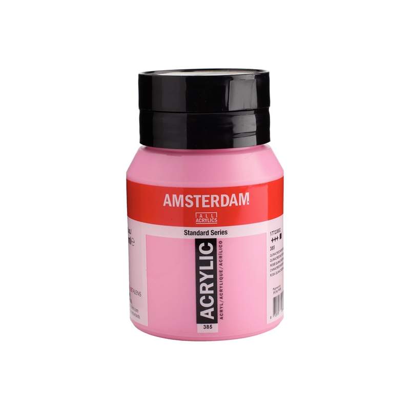 RAYART - Amsterdam Standard Series Acrylique Pot 500 ml Rose Quinacridone Clair 385 - Tunisie Meilleur Prix (Beaux-Arts, Graphiq