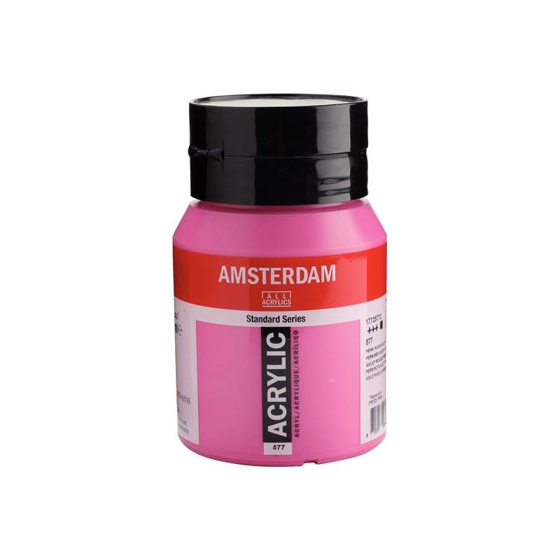 RAYART - Amsterdam Standard Series Acrylique Pot 500 ml Violet Rouge Permanent Clair 577 - Tunisie Meilleur Prix (Beaux-Arts, Gr