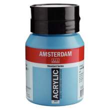 RAYART - Amsterdam Standard Series Acrylique Pot 500 ml Bleu royal 517 - Tunisie Meilleur Prix (Beaux-Arts, Graphique, Peinture,