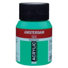 RAYART - Amsterdam Standard Series Acrylique Pot 500 ml Vert Emeraude 615 - Tunisie Meilleur Prix (Beaux-Arts, Graphique, Peintu