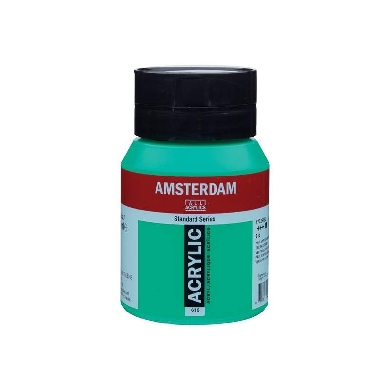 RAYART - Amsterdam Standard Series Acrylique Pot 500 ml Vert Emeraude 615 - Tunisie Meilleur Prix (Beaux-Arts, Graphique, Peintu