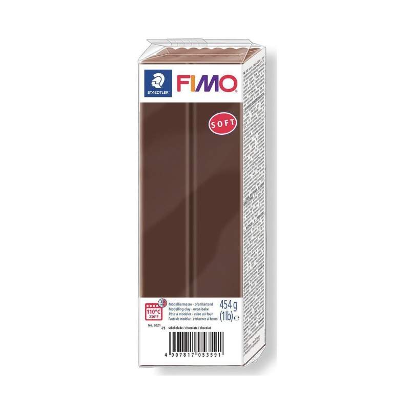 RAYART - Pâte Fimo soft chocolat 75  - 454 gr - Tunisie