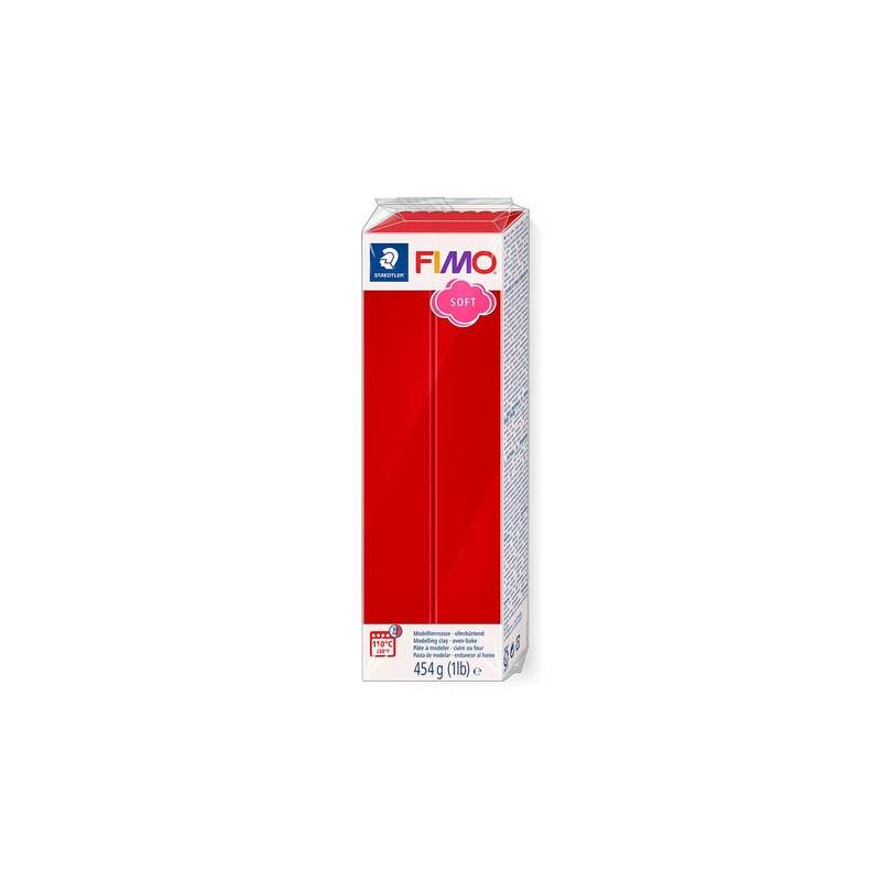 RAYART - Pâte Fimo soft rouge indien 24 - 454 gr - Tunisie Meilleur Prix (Beaux-Arts, Graphique, Peinture, Acrylique, Huile, Aqu