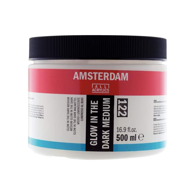 RAYART - Medium Phosphorescent "Glow in the dark" 122 Pot 500 ml - Amsterdam - Tunisie Meilleur Prix (Beaux-Arts, Graphique, Pei