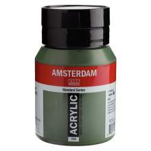 Amsterdam Standard Series Acrylique Pot 500 ml Vert Olive Foncé 622