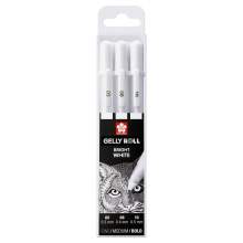 RAYART - Set de 3 stylos Gelly Roll brillant Fin/Medium/Gras Sakura - Tunisie