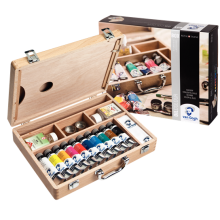RAYART - Coffret couleurs à l'huile dans une boîte en bois, avec 10 couleurs en tubes de 40 ml + accessoires. VAN GOGH - Tunisie