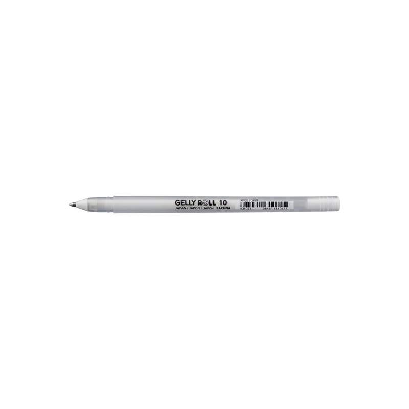 Stylo gel - Blanc