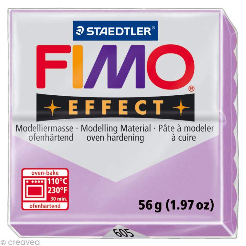 RAYART - Pâte Fimo Effect Violet mauve pastel 605 - 57 gr - Tunisie Meilleur Prix (Beaux-Arts, Graphique, Peinture, Acrylique, H
