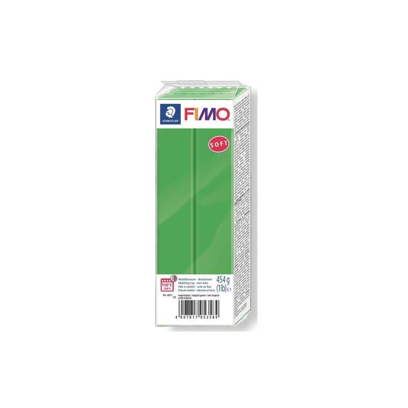 RAYART - Pâte Fimo soft Vert 53  - 454 gr - Tunisie Meilleur Prix (Beaux-Arts, Graphique, Peinture, Acrylique, Huile, Aquarelle,