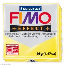 Pâte Fimo Effect Jaune Translucide 104 - 57 gr