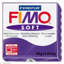 Pâte Fimo soft Violet prune 63 - 57 gr