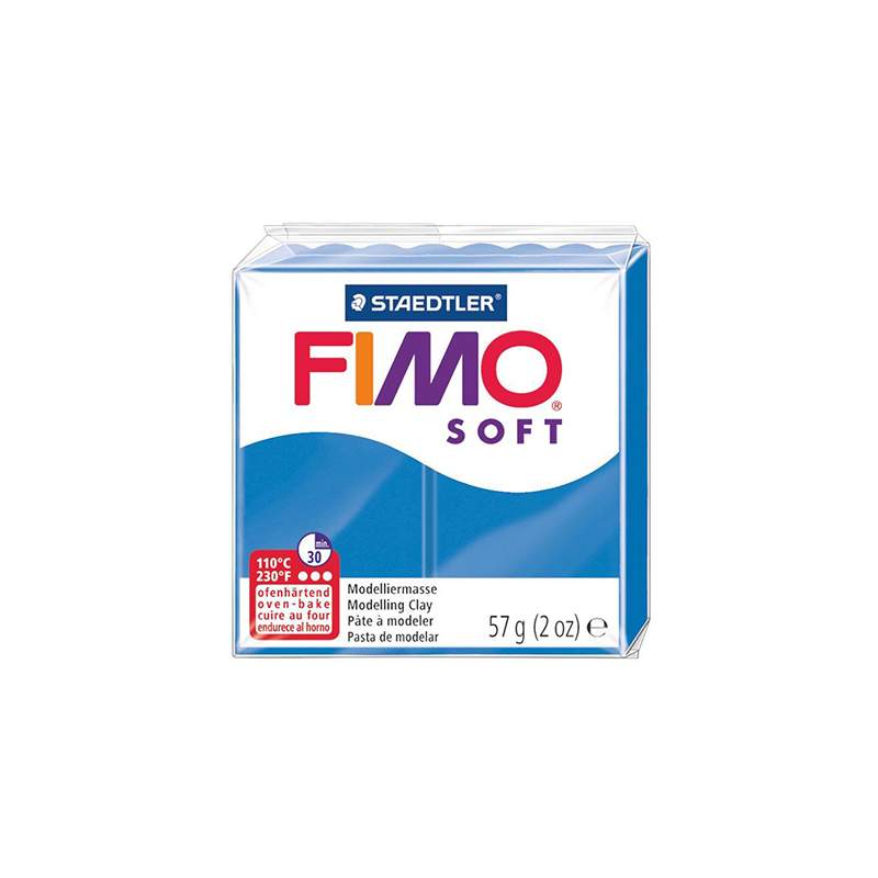 RAYART - Pâte Fimo soft Bleu Calypso 31 - 57 gr - Tunisie Meilleur Prix (Beaux-Arts, Graphique, Peinture, Acrylique, Huile, Aqua