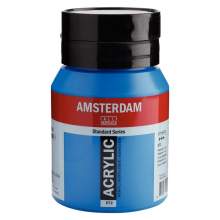 RAYART - Amsterdam Standard Series Acrylique pot 500 ml Cyan primaire 572 - Tunisie Meilleur Prix (Beaux-Arts, Graphique, Peintu