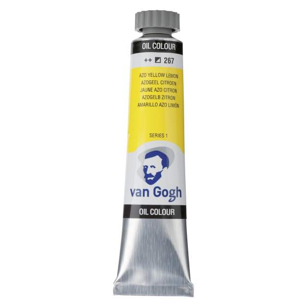 RAYART - Peinture à l’huile Van Gogh – Jaune Azo Citron 267 – Tube 20 ml - Tunisie Meilleur Prix (Beaux-Arts, Graphique, Peintur