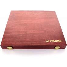 RAYART - Coffret en bois 60 Crayons fusains pastel - CarbOthello - Coloris assortis - Stabilo - Tunisie Meilleur Prix (Beaux-Art