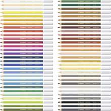 RAYART - Coffret en bois 60 Crayons fusains pastel - CarbOthello - Coloris assortis - Stabilo - Tunisie Meilleur Prix (Beaux-Art