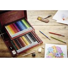 RAYART - Coffret en bois 60 Crayons fusains pastel - CarbOthello - Coloris assortis - Stabilo - Tunisie Meilleur Prix (Beaux-Art