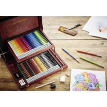 RAYART - Coffret en bois 60 Crayons fusains pastel - CarbOthello - Coloris assortis - Stabilo - Tunisie Meilleur Prix (Beaux-Art