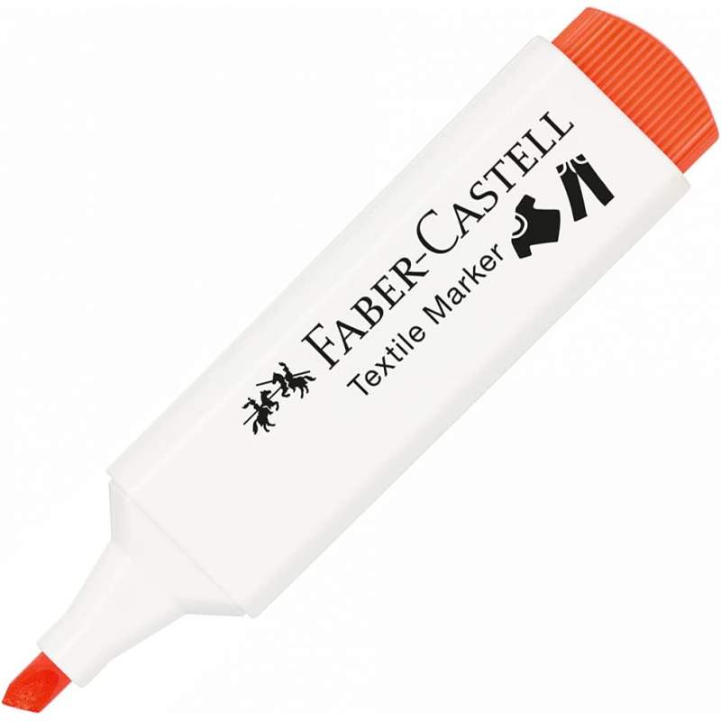 RAYART - Textile Fabric Marker – Orange Fluo Faber Castell - Tunisie Meilleur Prix (Beaux-Arts, Graphique, Peinture, Acrylique, 