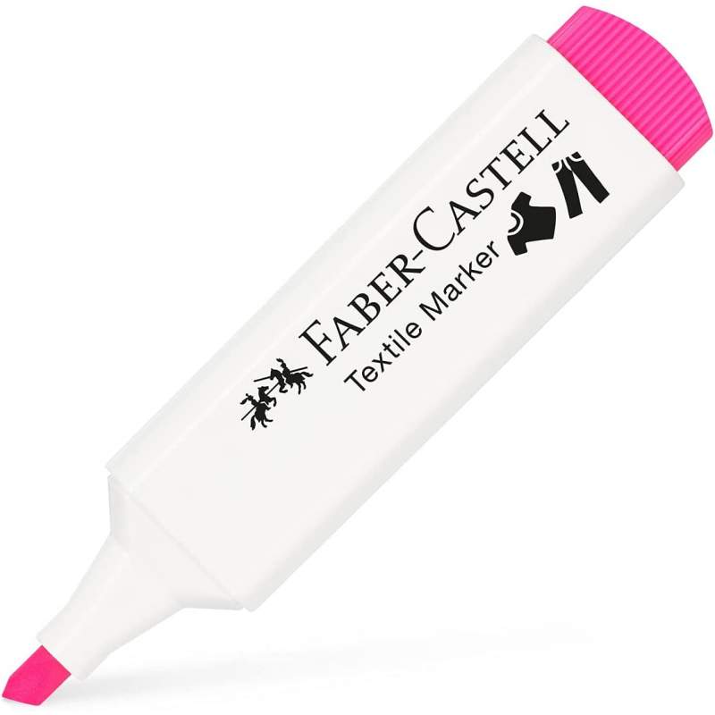 RAYART - Textile Fabric Marker – Rose Fluo Faber Castell - Tunisie Meilleur Prix (Beaux-Arts, Graphique, Peinture, Acrylique, Hu