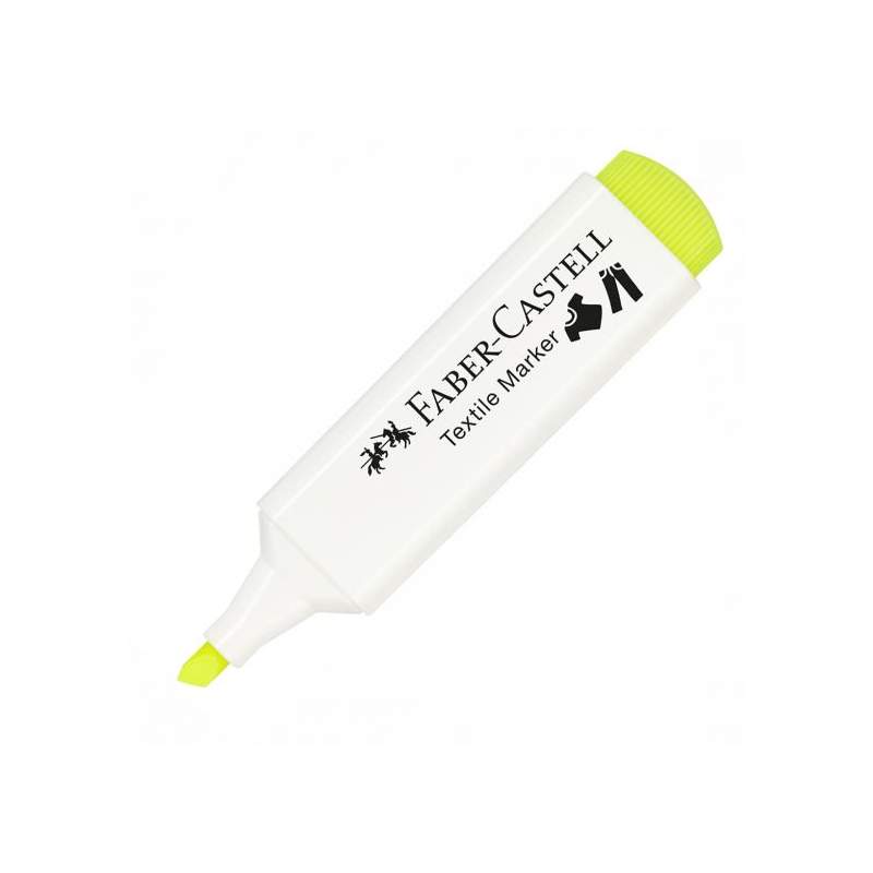 RAYART - Textile Fabric Marker – Jaune Fluo Faber Castell - Tunisie Meilleur Prix (Beaux-Arts, Graphique, Peinture, Acrylique, H