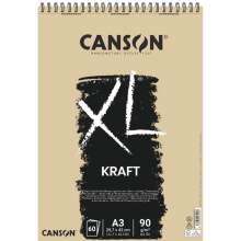 RAYART - Album XL Kraft A3 90g/m² 60F - Canson - Tunisie Meilleur Prix (Beaux-Arts, Graphique, Peinture, Acrylique, Huile, Aquar