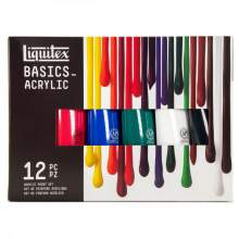 RAYART - Set de 12 Tubes Acrylique Basics 118ml - Liquitex - Tunisie Meilleur Prix (Beaux-Arts, Graphique, Peinture, Acrylique, 