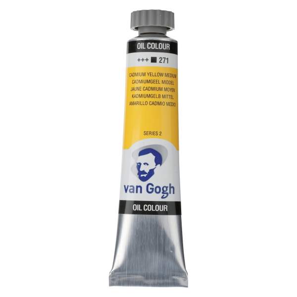 RAYART - Peinture à l’huile Van Gogh – Jaune de Cadmium Moyen 271 – Tube 20 ml - Tunisie Meilleur Prix (Beaux-Arts, Graphique, P