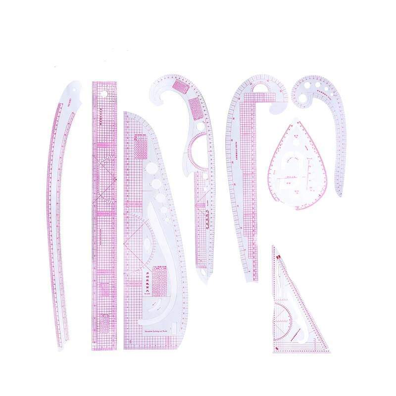 RAYART - Ensemble de 8 règles de mesure de couture - Tunisie Meilleur Prix (Beaux-Arts, Graphique, Peinture, Acrylique, Huile, A