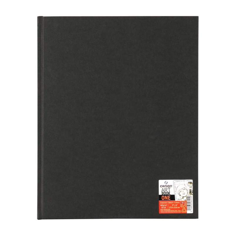 RAYART - Artbook Canson One Sketch Book – Noir – 29,7 × 35,6 cm – 100 feuilles – 100 g/m² - Tunisie Meilleur Prix (Beaux-Arts, G