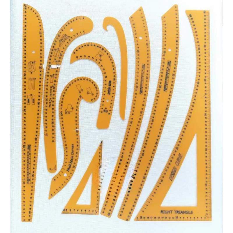 RAYART - Ensemble de 9 règles de mesure de couture - Tunisie Meilleur Prix (Beaux-Arts, Graphique, Peinture, Acrylique, Huile, A