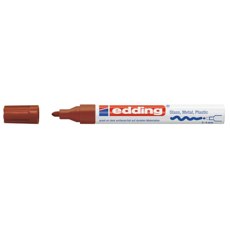 RAYART - Marqueur Permanent Peinture 2-4 Mm Marron EDDING - Tunisie Meilleur Prix (Beaux-Arts, Graphique, Peinture, Acrylique, H