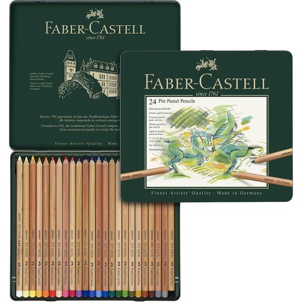 COFFRET BOIS COLLECTION BEAUX ARTS FABER CASTELL