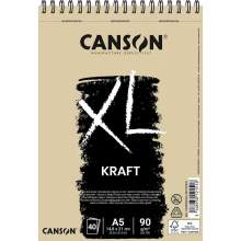 RAYART - Album XL Kraft A5 90g/m² 40F - Canson - Tunisie Meilleur Prix (Beaux-Arts, Graphique, Peinture, Acrylique, Huile, Aquar