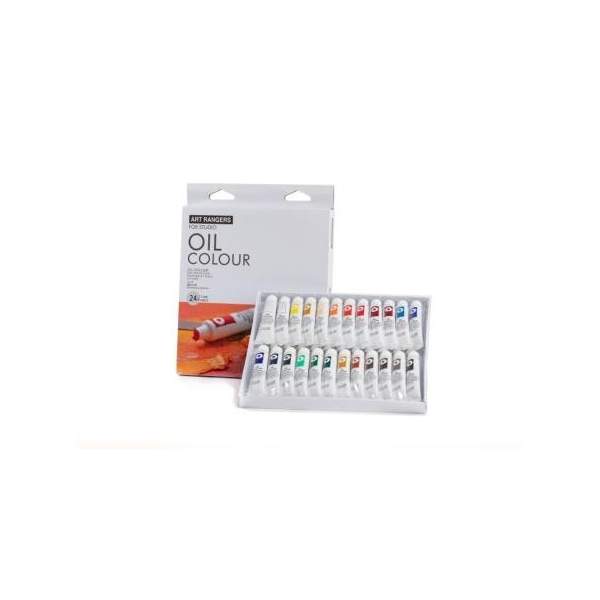 RayArt  Set Peinture a l'huile 24 tubes*12ml Art Ranger