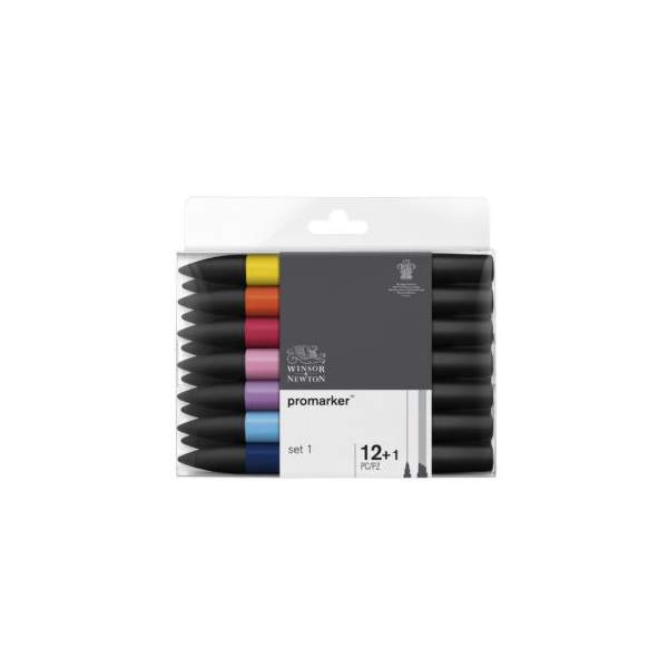 RAYART - Set Promarker 12+1 set 1 - Winsor & Newton - Tunisie Meilleur Prix (Beaux-Arts, Graphique, Peinture, Acrylique, Huile, 