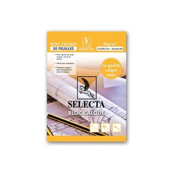 Bloc Papier Calque Canson - A3 - 50 feuilles - 90g