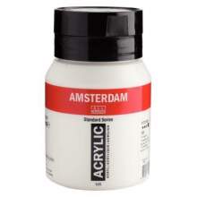 RAYART - Amsterdam Standard Series Acrylique pot 500 ml Blanc de titane 105 - Tunisie