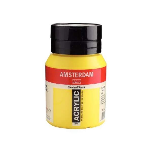 RAYART - Amsterdam Standard Series Acrylique pot 500 ml Jaune Primaire 275 - Tunisie Meilleur Prix (Beaux-Arts, Graphique, Peint