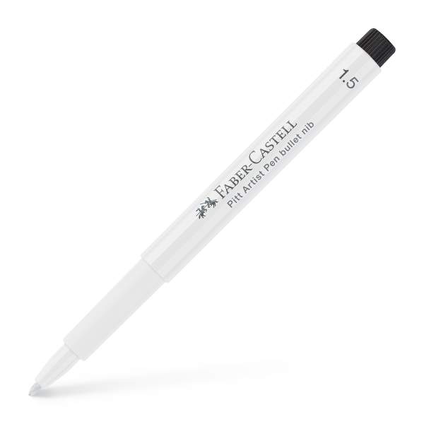 RAYART - Feutre Pitt Artist Pen 1.5mm Blanc Faber Castell - Tunisie Meilleur Prix (Beaux-Arts, Graphique, Peinture, Acrylique, H