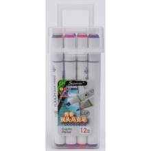 Coffret de 12 Marqueurs à alcool double pointe – Superior Art Markers – Touch
