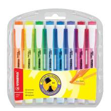 RAYART - Pochette de 8 Fluorescents STABILO Swing Cool – Assortiment fluo - Tunisie Meilleur Prix (Beaux-Arts, Graphique, Peintu