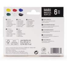 RAYART - Set 6 tubes peinture acrylique 22 ml  Basics Liquitex - Tunisie Meilleur Prix (Beaux-Arts, Graphique, Peinture, Acryliq
