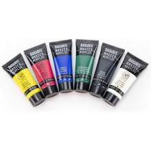 Stylex Lot De 6 Tubes De 75 Ml De Peinture Acrylique Pastel